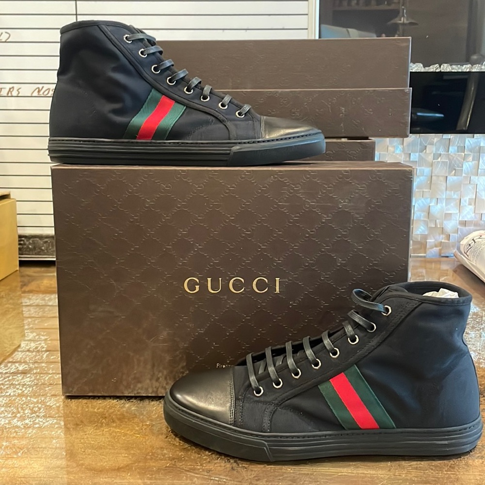 BRAND NEW GUCCI High top sneakers.